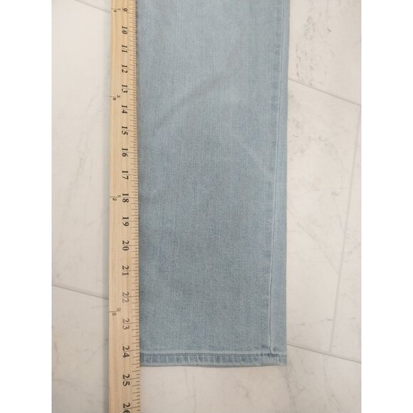 Lands End Light Wash Cropped Demin Jeans Women's Sz 10P - Picture 14 of 14